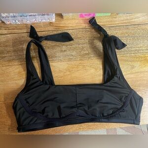 J.crew bikini top black large